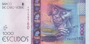 p77a from Cape Verde: 1000 Escudos from 2024 p77a from Cape Verde: 1000 Escudos from 2024