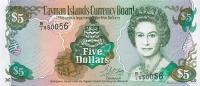 Gallery image for Cayman Islands p17: 5 Dollars from 1996