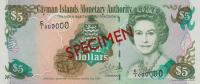 p22s from Cayman Islands: 5 Dollars from 1998