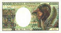 p13a from Central African Republic: 10000 Francs from 1983