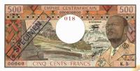 Gallery image for Central African Republic p5: 500 Francs