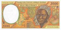 Gallery image for Central African States p203Ed: 2000 Francs