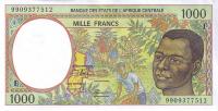 p302Ff from Central African States: 1000 Francs from 1999