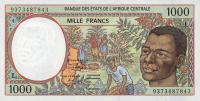 Gallery image for Central African States p402La: 1000 Francs