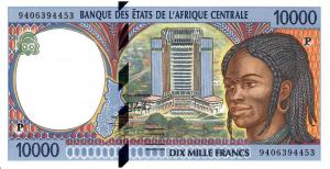 Gallery image for Central African States p605Pa: 10000 Francs