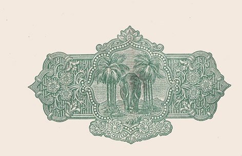 Back of Ceylon p26: 50 Rupees from 1922