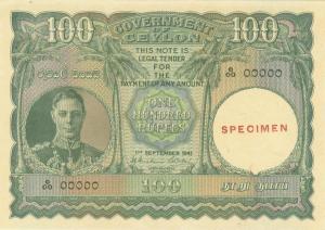 Gallery image for Ceylon p38s: 100 Rupees