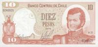 Gallery image for Chile p150a: 10 Pesos