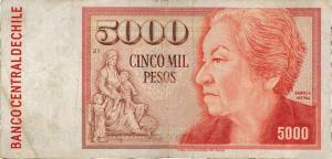 Gallery image for Chile p155a: 5000 Pesos