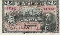 p15b from Chile: 1 Peso from 1911