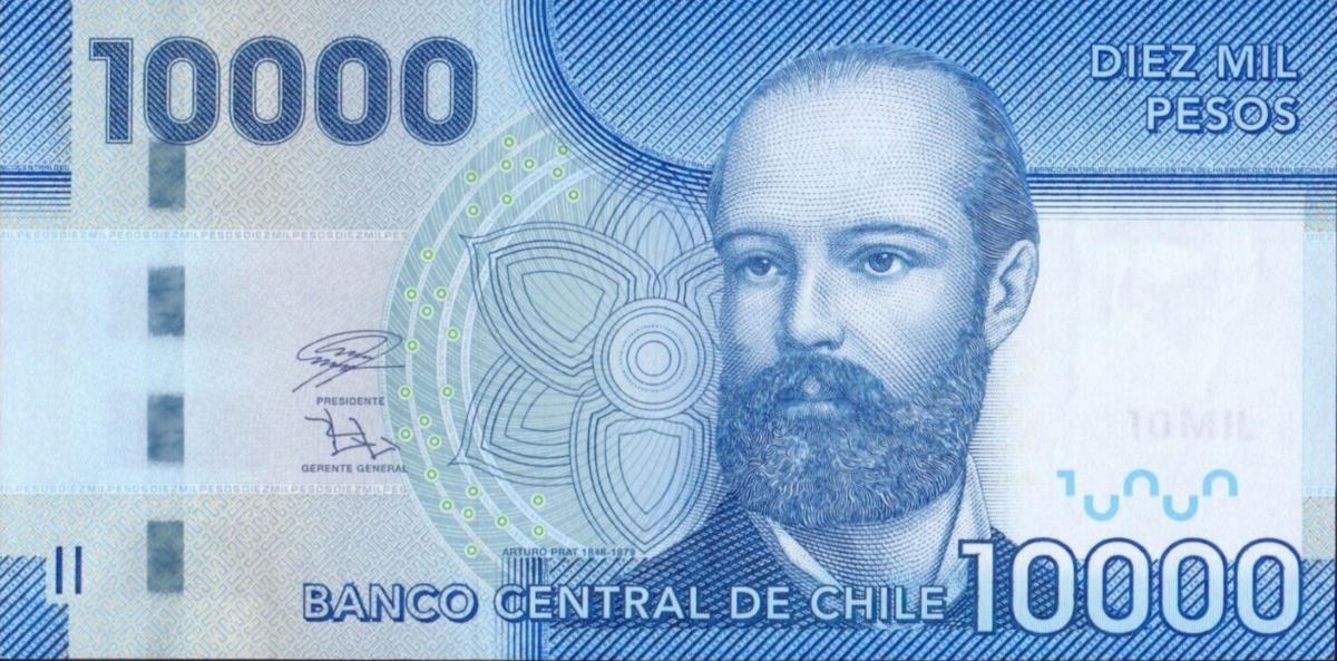 Front of Chile p164g: 10000 Pesos from 2018