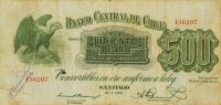 p86 from Chile: 500 Pesos from 1929