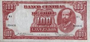 Gallery image for Chile p95: 100 Pesos