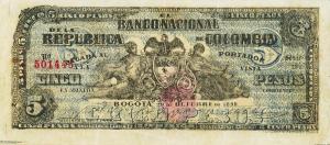 Gallery image for Colombia p254: 5 Pesos