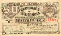 p268 from Colombia: 50 Centavos from 1900