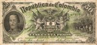 p314 from Colombia: 50 Pesos from 1904