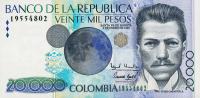 Gallery image for Colombia p448b: 20000 Pesos