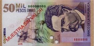 p455s from Colombia: 50000 Pesos from 2001