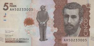 p459e from Colombia: 5000 Pesos from 2019 p459e from Colombia: 5000 Pesos from 2019