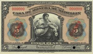 Gallery image for Colombia pS1027s: 5 Pesos