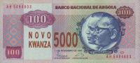 p125 from Angola: 5000 Novo Kwanza from 1991