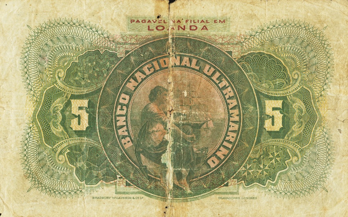 Back of Angola p31: 5 Reis from 1909