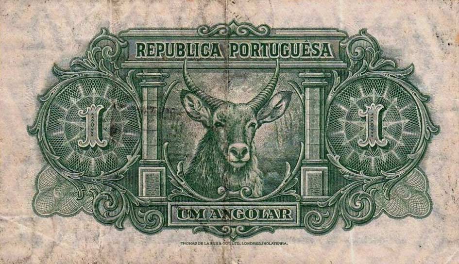 Back of Angola p64: 1 Angolar from 1926