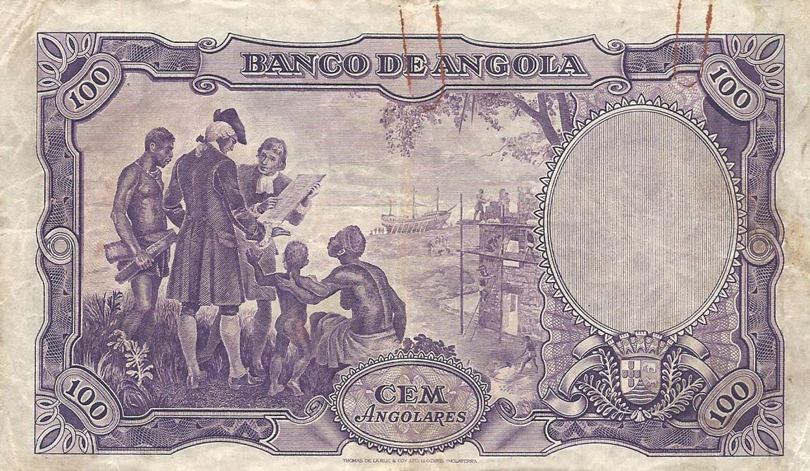 Back of Angola p81a: 100 Angolares from 1946