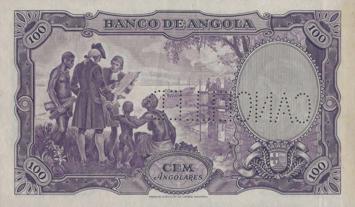 Back of Angola p81s: 100 Angolares from 1946