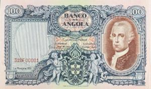 p85a from Angola: 100 Angolares from 1951 p85a from Angola: 100 Angolares from 1951