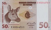 p84Aa from Congo Democratic Republic: 50 Centimes from 1997