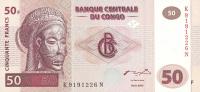 Gallery image for Congo Democratic Republic p91A: 50 Francs from 2000