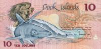 Gallery image for Cook Islands p4a: 10 Dollars from 1987