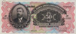 pS125s from Costa Rica: 50 Colones from 1904