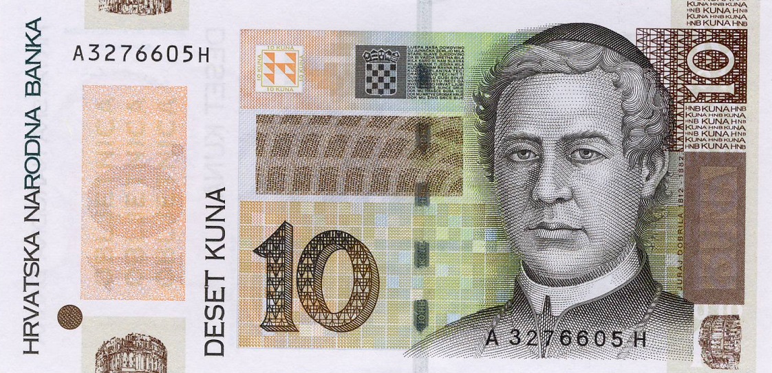 Front of Croatia p43: 10 Kuna from 2004