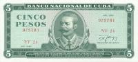 Gallery image for Cuba p103d: 5 Pesos