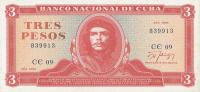 Gallery image for Cuba p107b: 3 Pesos