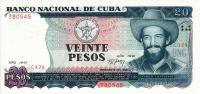 p110a from Cuba: 20 Pesos from 1991