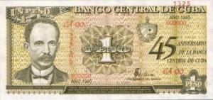 Gallery image for Cuba p114: 1 Peso