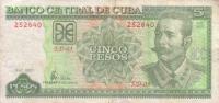 Gallery image for Cuba p116d: 5 Pesos