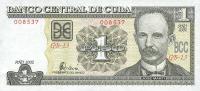Gallery image for Cuba p121b: 1 Peso
