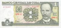 p128g from Cuba: 1 Peso from 2016