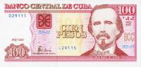 Gallery image for Cuba p129b: 100 Pesos