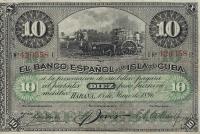 p49c from Cuba: 10 Pesos from 1896