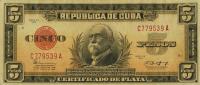 Gallery image for Cuba p70e: 5 Pesos