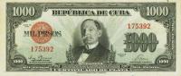 Gallery image for Cuba p76Aa: 1000 Pesos