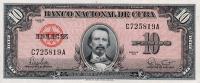 p79b from Cuba: 10 Pesos from 1960