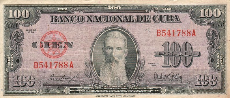 Front of Cuba p82b: 100 Pesos from 1954