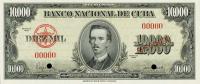 p85s from Cuba: 10000 Pesos from 1950