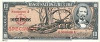 p88s3 from Cuba: 10 Pesos from 1960